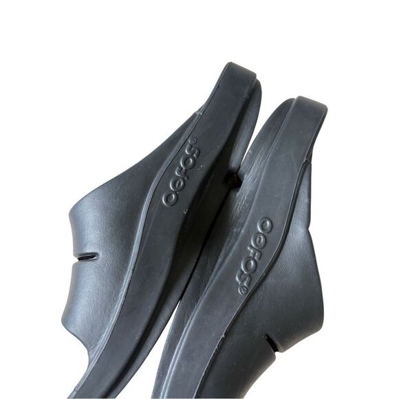 OOFOS MEN'S OOAHH SLIDES SANDALS BLACK size 7 Comfort Recovery - Picture 6 of 9